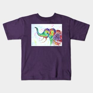 Colourful Elephant Kids T-Shirt